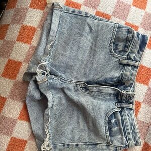PacSun Blue Jean Shorts Distressed Vintage Style